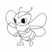 可爱小蜜蜂简笔画图片