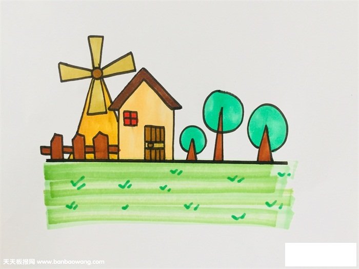 农场怎么画