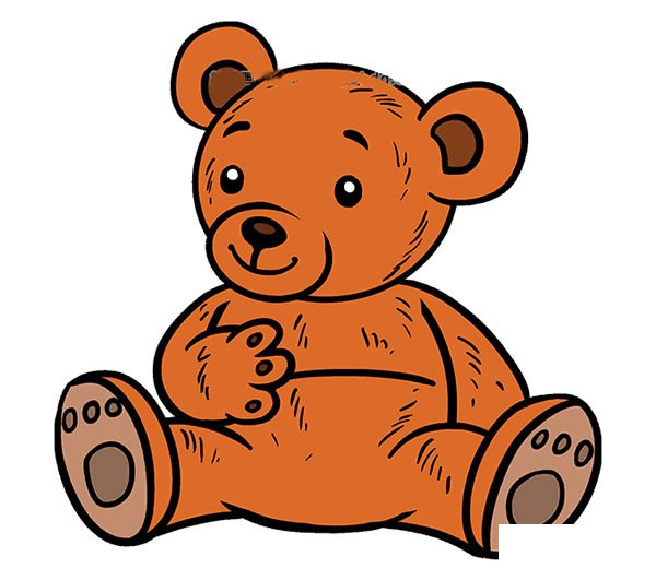 玩具熊简笔画图片2