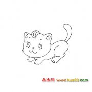 简笔画│乖巧的小猫5