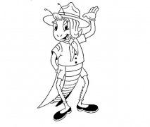 蚂蚱简笔画图片