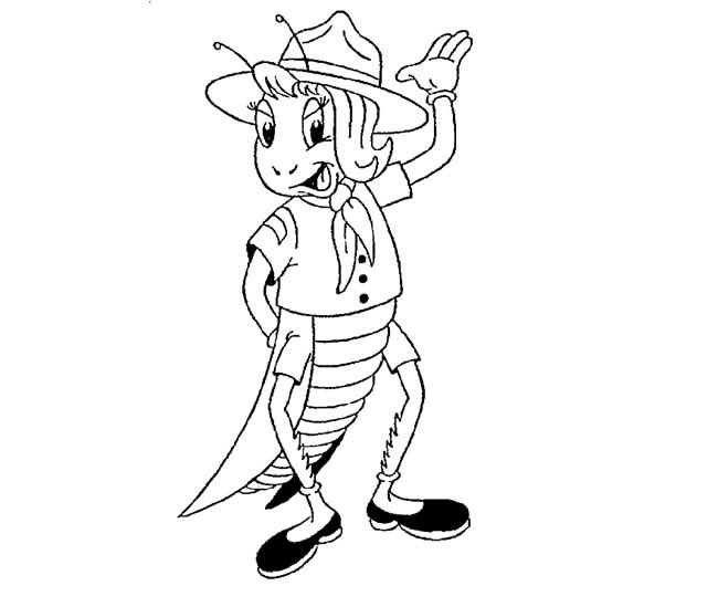 蚂蚱简笔画图片