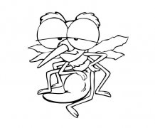 蚊子怪兽简笔画图片