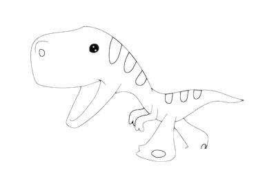 古角龙简笔画图片大全作品五