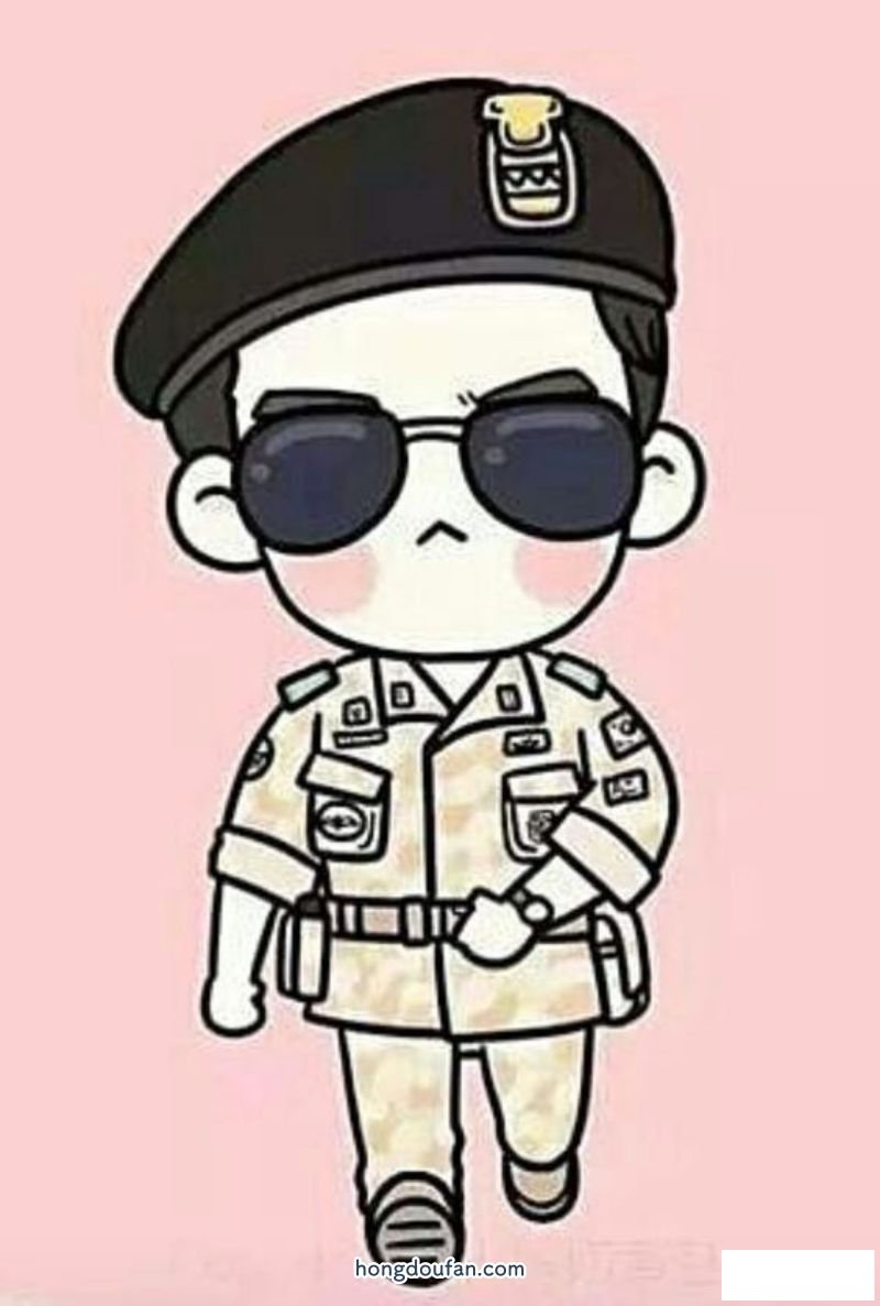 我的梦想是当一名警察!警察叔叔简笔画大全 简笔画 第2张-红豆饭小学生简笔画大全 我的梦想是当一名警察!警察叔叔简笔画大全 简笔画 第2张