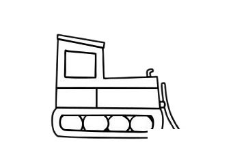 推土机简笔画图片