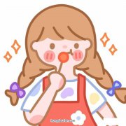 吃棒棒糖的女生！女生简笔画大全