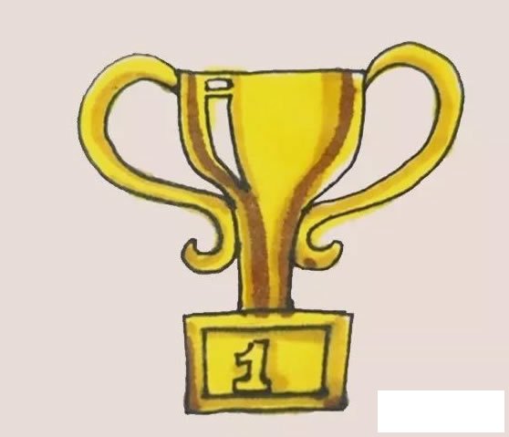 奖杯简笔画