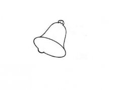 圣诞节铃铛简笔画步骤教程