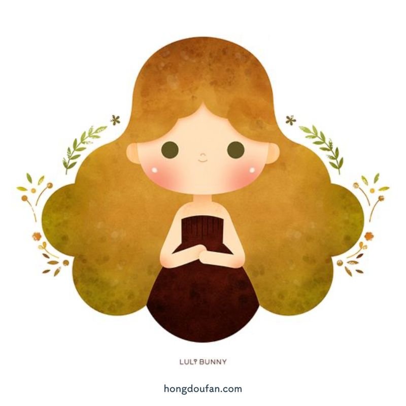 长头发的漂亮妈妈！妈妈简笔画大全 简笔画 第2张