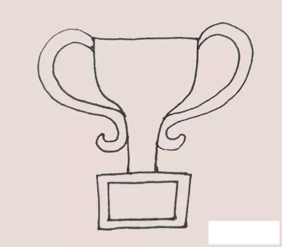 奖杯简笔画