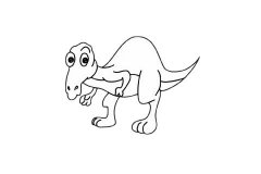 古角龙简笔画简单画法及图片大全