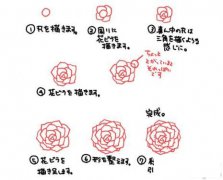 画玫瑰花简笔画画法_怎么画画玫瑰花