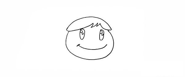 卡通向日葵简笔画