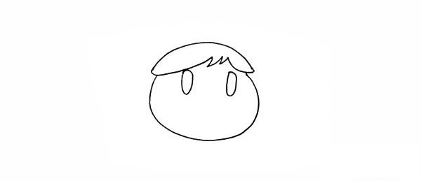 卡通向日葵简笔画