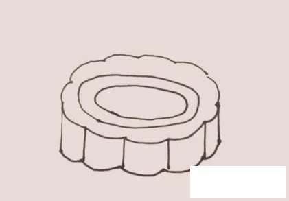 月饼简笔画