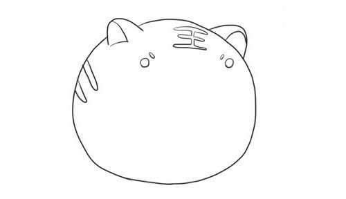 Q版老虎简笔画怎么画