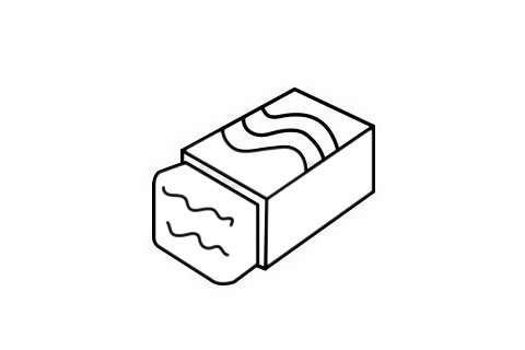 橡皮简笔画图片