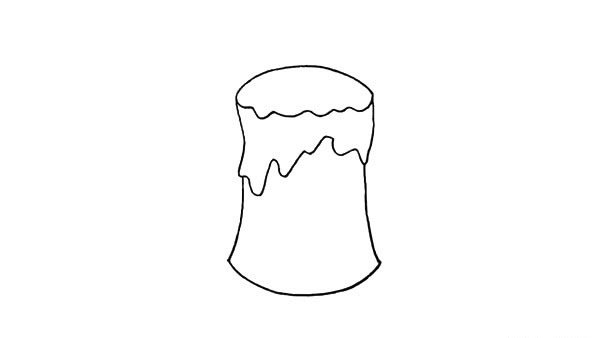 卡通蜡烛简笔画