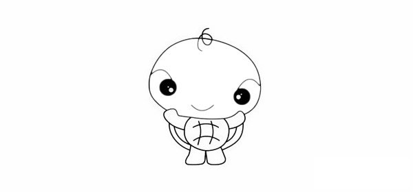 卡通乌龟简笔画图片