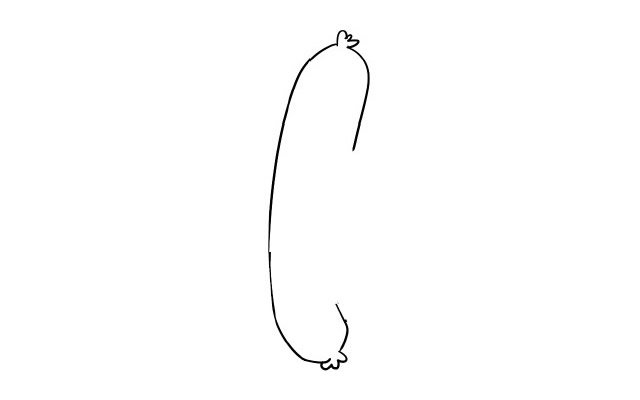 热狗简笔画