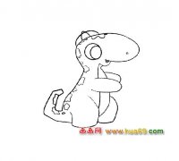 恐龙宝宝【简笔画】1