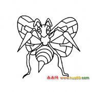 凶恶的蜜蜂简笔画