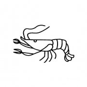 小虾的简笔画法