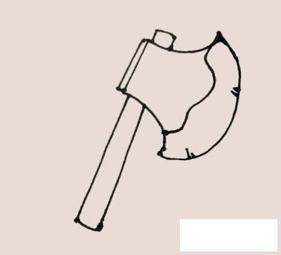 斧子简笔画