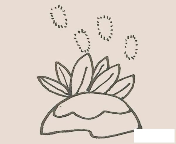 狗尾巴草简笔画图片