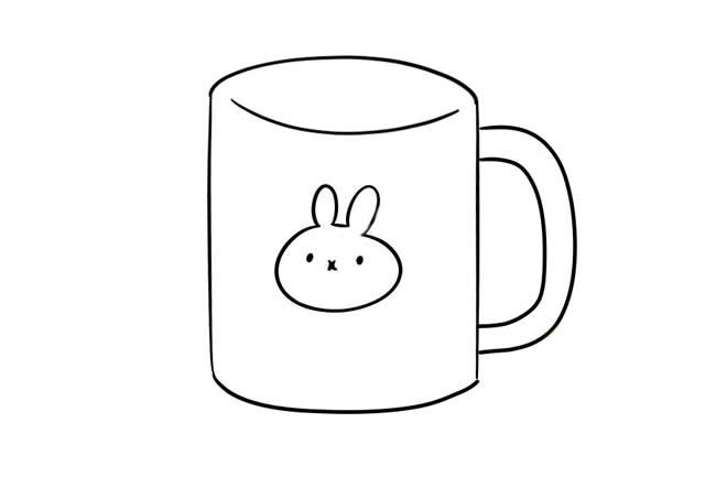 可爱的杯子简笔画
