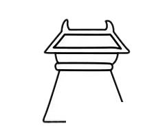 寺庙简笔画图片