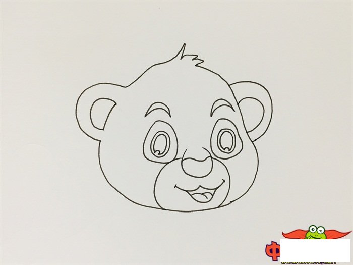 豹子怎么画简笔画步骤