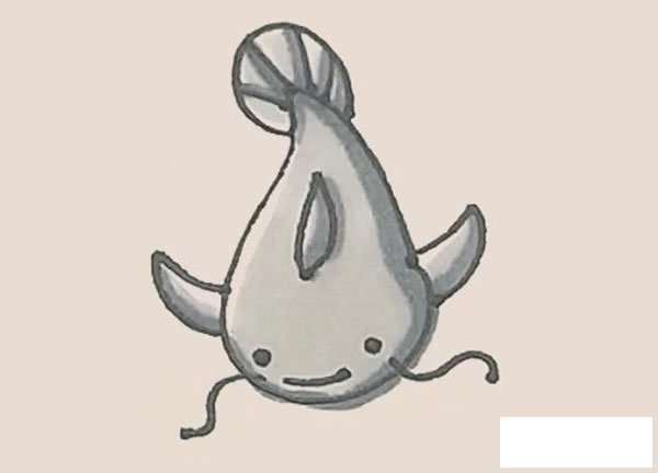 鲶鱼简笔画图片