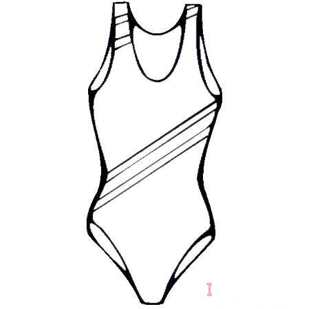 简单女士泳怎么画好看 女泳简笔画图片