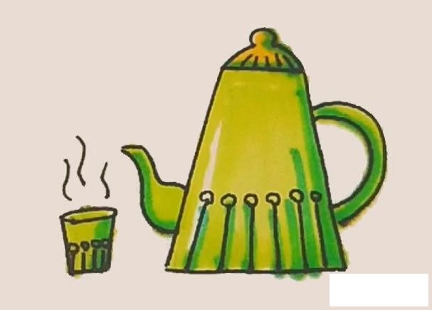 水壶简笔画