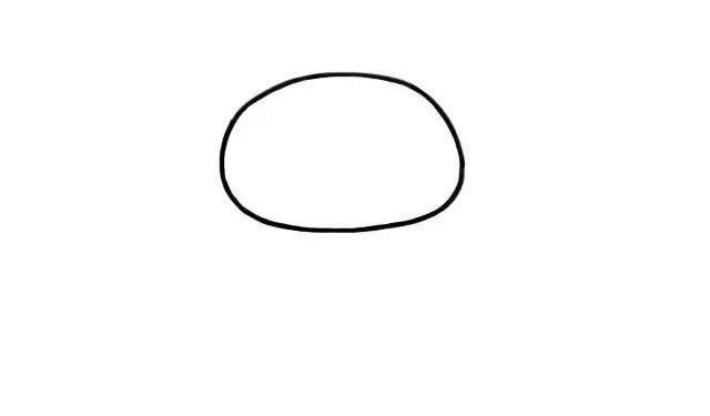 汉堡简笔画步骤图