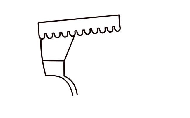 人力三轮车简笔画