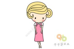 简单的女孩简笔画教程 快来收藏吧
