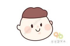 简单的男生头像简笔画图片
