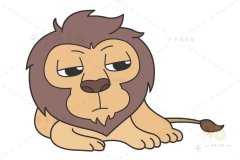 狮子简笔画 儿童启蒙画