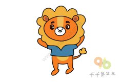 狮子简笔画图片大全