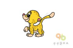 猎豹简笔画