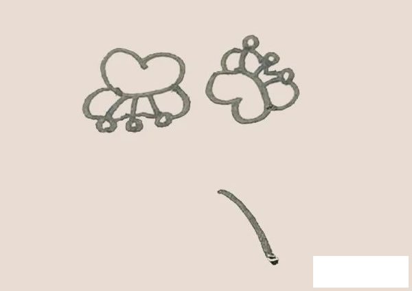 蝴蝶兰简笔画图片