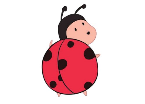 七星瓢虫简笔画图片