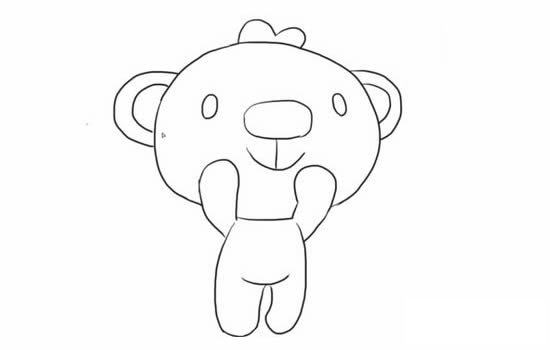 可爱的小熊简笔画怎么画 可爱的小熊简笔画怎么制作