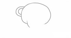 可爱的小熊简笔画步骤图解教程