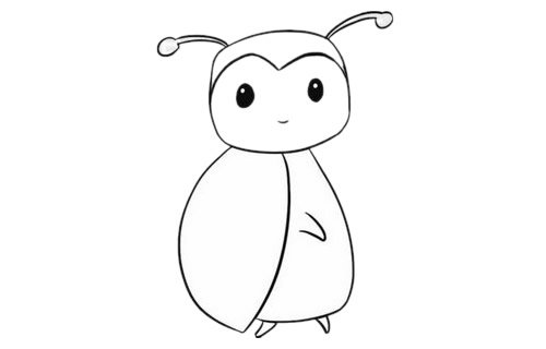 七星瓢虫简笔画图片