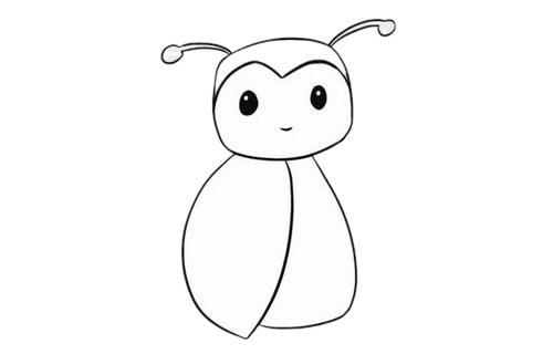 七星瓢虫简笔画图片