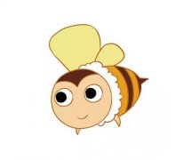 三款卡通蜜蜂简笔画图片